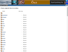 Tablet Screenshot of hanics.amigo.hu